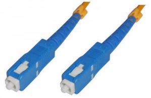 MicroConnect SC/PC-SC/PC 2m OS2 Fibre  Patch Cable Singlemode  Simplex LSZH OS1/OS2 Yellow