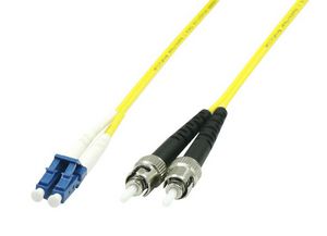 MicroConnect Fiber Patch Cable -  LC/UPC-ST/UPC 7m OS2 SM  Duplex LSZH OD: 2mm, 0.3db Yellow