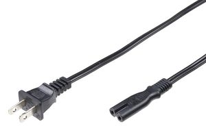 MicroConnect Power Cord US - C7 1.8m Black, H05VV-F3x0.75mm2 CU, Male-Female