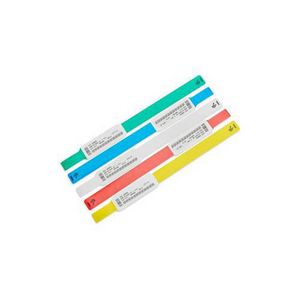 Zebra Z-Band UltraSoft - Plastic - Permanent rubber adhesive - Silver coating - 19 x 152 mm 1800 pcs