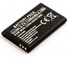 CoreParts Battery for Nokia Mobile  3.70Wh Li-ion 3.7V 1000mAh,  Nokia BL-5C 3.7Wh Li-ion 3.7V 1000mAh Nokia BL-5C Battery