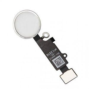 CoreParts home button assembly White  for iPhone 7G 4.7" / 7+ 5.5"  / 8 / 8 Plus with silver ring iPhone 7G 4.7" / iPhone 7+ 5.5" / Iphone 8 / 8