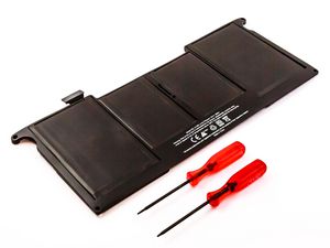 CoreParts Laptop Battery for Apple  37.96Wh 7.3V 5200mAh 38Wh 4  Cell Li-Pol 7.3V 5200mAh Black Macbook Air 11" A1465 Mid 2013 Early 2014 And
