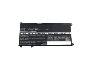 CoreParts Laptop Battery for Dell  54.72Wh 15.2V 3600mAh 52Wh  Li-ion 15.2V 3400mAh Black, DNCWSCB6106B, I7778-0026GRY, Inspiron 17 7000,
