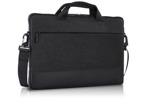 Dell Notebook case 38.1 cm (15")  Sleeve case Black, Grey  460-BCFJ, Sleeve case, 38.1 cm (15"), Shoulder strap, 658 g
