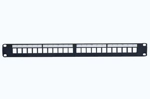 Lanview patch-panel - 1U - 19" - afskæ