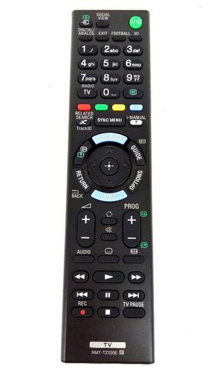 Sony Remote Commander RMT-TZ120E, TV, Wired, Black