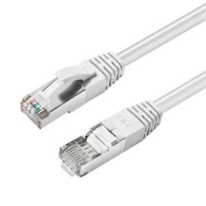 MicroConnect CAT6A S/FTP 10m White LSZH Shielded Network Cable, LSZH,  AWG26 CU