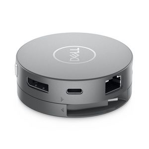 Dell Docking station DA310, Wired, DA310, Wired, USB 3.2 Gen 2  (3.1 Gen 2) Type-C, 10,100,1000 Mbit/s, Silver, 3840 x 2160 pixels, 1920 x 1080