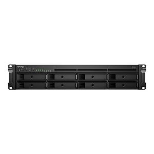 SYNOLOGY RS1221+ 8-Bay NAS-Rackmount AMD Ryzen V1500B 4-core 2.2GHz 4GB DDR4 up to 32GB RJ-45 4x1GbE 2xUSB 3.2 1xeSATA