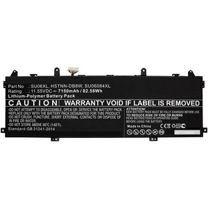 CoreParts Laptop Battery for HP 82.58Wh  11.55V 7150mAh 82.58Wh Li-Pol  11.55V 7150mAh Black for HP Notebook, Laptop Spectre X360 15-DF0000, Spectre