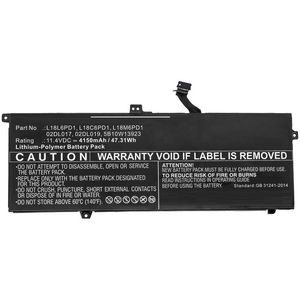 CoreParts Laptop Battery for Lenovo  44.46Wh 11.4V 3900mAh 44.5Wh  Li-Pol 11.4V 3900mAh Black for Lenovo Notebook, Laptop ThinkPad X390, ThinkPad