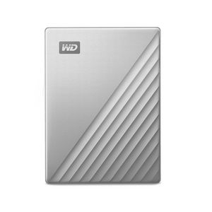2,5" WD My Passport Ultra Mac 5TB Silver USB-C/USB3.0 HDD 6,4cm 2,5Zoll Metal finish RTL portable extern