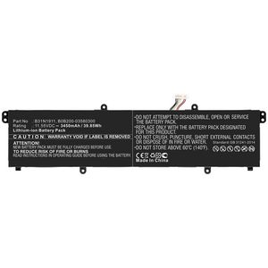 CoreParts Laptop Battery for Asus  39.85Wh 11.55V 3450mAh  39.85Wh Li-ion 11.55V 3450mAh Black for Asus Notebook, Laptop A413FF, F413FF,