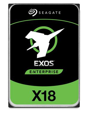 SEAGATE Exos X18 18TB HDD SATA 6Gb/s 7200RPM 256MB cache 8,89cm 3,5Zoll 24x7 SED 512e/4KN BLK