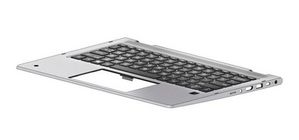 HP TOPCover W/2CAM W/KB CP BL FR M03445-051, Keyboard, French,  Keyboard backlit, HP, ProBook x360 435 G7