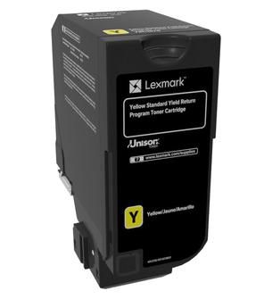 Lexmark RETURN-TONER CARTRIDGE YELLOW 74C2SY0, 7000 pages, Yellow,  1 pc(s)