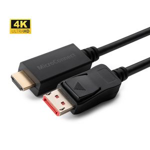 MicroConnect 4K Displayport 1.4 to HDMI  2.0 Cable Supports 4K*2K@60Hz  and 3D Black gold plated Support HDCP1.4