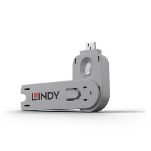 Lindy Port Blocker Key USB Type A  White 40624, White