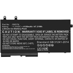 CoreParts Laptop Battery for Dell  45.60Wh 11.4V 4000mAh 45.6Wh  Li-ion 11.4V 4000mAh for DELL Precision 15 3540