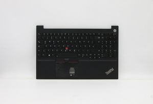 Lenovo C-Cover with keyboard,  German, Black, Backlight,  Fingerprint