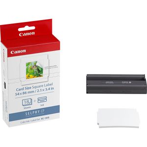 Canon Paper KC-18IS KC-18IS, White, Inkjet, 54 x  86 mm