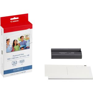 CANON KP-36IP Photo Paper 100x148mm 36sheet + color ink for Selphy CP Postcard Size