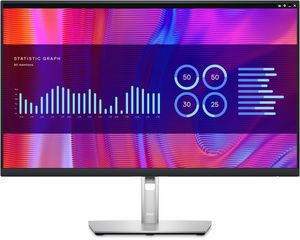 Dell LED-Monitor - 68.6 cm (27") DELL P Series P2723DE, 68.6  cm (27"), 2560 x 1440 pixels, Quad HD, LCD, 5 ms, Black, Silver