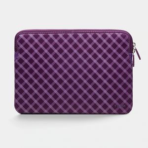 Trunk 13" MacBook Pro & Air Sleeve,  Medium Purple Tartan