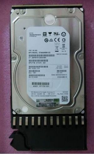 Hewlett Packard Enterprise HDD 4TB SAS MSA  3.5 Inch **Refurbished**