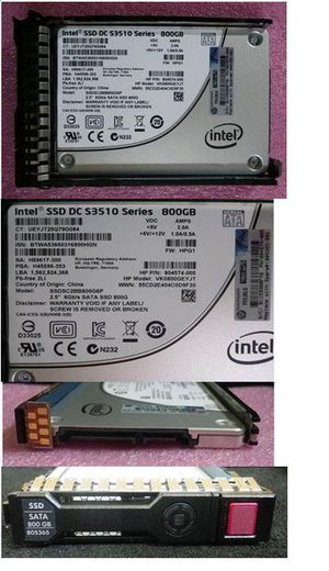 Hewlett Packard Enterprise DR SSD 800GB 6G 2.5 SATA VE PLP SC