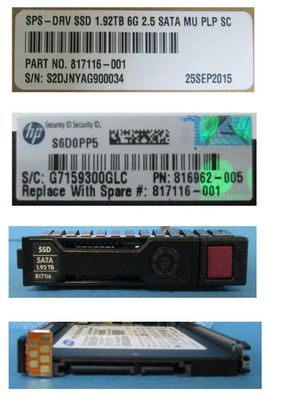 HP DRV SSD 1.92TB 6G 2.5 SATA **Refurbished**