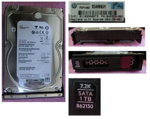 Hewlett Packard Enterprise 1TB SATA 6G 7.2K LFF LP