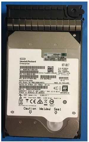 Hewlett Packard Enterprise DRV HDD 12TB 7.2K LFF