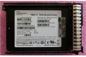 Hewlett Packard Enterprise 240GB SATA Solid State Drive **Refurbished** Read intensive (RI), smart carrier (SC), Digitally Signed Firmware (DS)