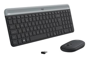 Logitech Slim Wireless Keyboard and  Mouse Combo MK470 - GRAPHITE  - US INTNL - INTNL