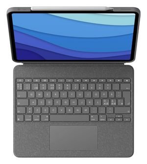 Logitech Combo Touch Tastatur og folio-kasse 16-niveau Kablet Pan Nordic