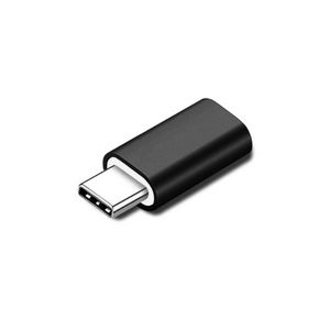 MicroConnect Lightning-USB-C Adapter, Black Support Charging and sync up  to 5V 2.4A