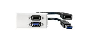 Vivolink Outlet Panel HDMI 2.0 + USB3.0