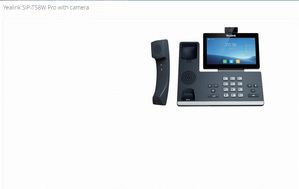Yealink SIP-T58W Pro with camera VoIP  phone with Bluetooth  interface with caller ID 10-party call capability SIP SIP v2 SRTP RTCP-XR