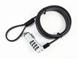 eSTUFF Security lock with slim  combination for Wedge Slot
