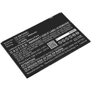 CoreParts Battery 33.88Wh Li-Pol 3.85V  8800mAh Black for Samsung  Tablet 33.88Wh Li-Pol 3.85V 8800mAh Black for Samsung Tablet SM-T540, SM-T545,