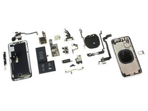 CoreParts Full front assembly sealant  gl XS Max (6.5") 5pcs/set XS  Max (6.5")  5pcs/set XS Max (6.5") Full Front Assembly, 5pcs/set