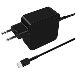 CoreParts 45W USB-C Nano Charger, GaN  Technology 5V2A-20V2.25A USB  PD Plug: USB-C EU Wall - 5V2A,9V2A,12V2A,15V3A,20V2.25A, Compatible with all