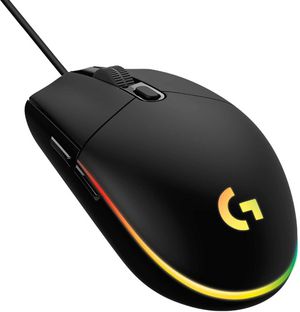 Logitech Gaming Mouse G203 LIGHTSYNC Optisk Kablet Sort