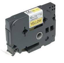 Brother Tape Black on Yellow