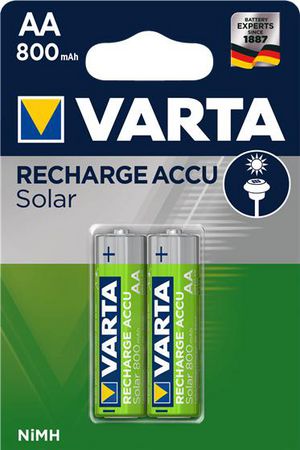 1x2 Varta Solar Accu AA NiMH 800 mAh M