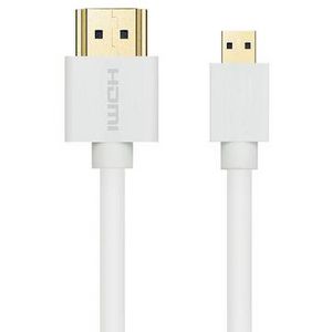 MicroConnect HDMI to micro HDMI Cable Slim  1,5m, White