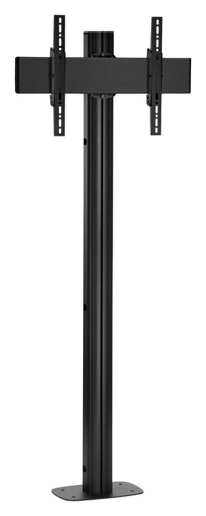 Vogel's FM 1544B, FIXED FLOORMOUNTED  DISPLAY STAND, SINGLE-POLE,  H:150 CM, VESA 400X400, BLACK - CONNECT-IT OLE 150CM, 400X400 BLACK