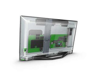 Philips 24" Profesional TV,  Translucent back coverm, High  security mode, Customize